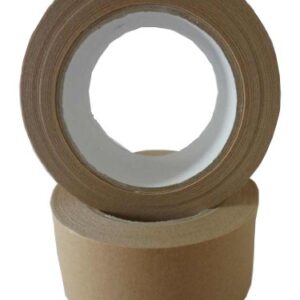 6 Rollen Papier Klebeband Paketband in Braun, 50m x 50mm, umweltfreundlich und vielseitig einsetzbar für sicheres Verpacken