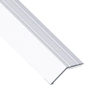 Gedotec Übergangsprofil aus eloxiertem Aluminium in Silber, 1000 mm lang, ideal für den Höhenausgleich zwischen Bodenbelägen